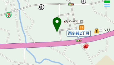 西多賀三丁目南公園の地図画像