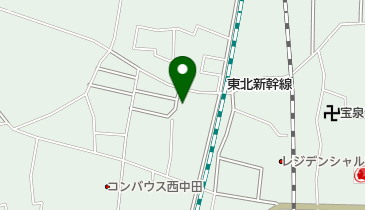 西中田二丁目公園の地図画像