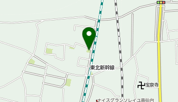 西中田二丁目2号公園の地図画像