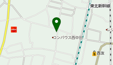 西中田三丁目北公園の地図画像