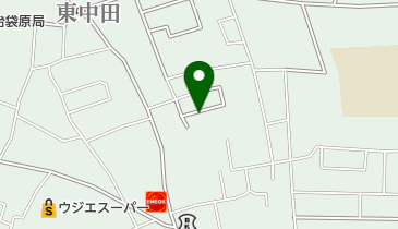 袋原台東公園の地図画像