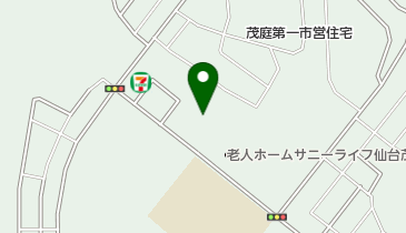 茂庭台四丁目公園の地図画像