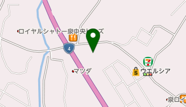 市名坂御釜田公園の地図画像