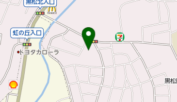 黒松二丁目北公園の地図画像