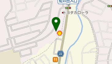 虹の丘一丁目東公園の地図画像