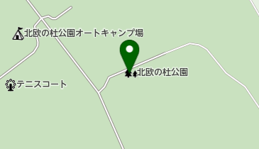 北欧の杜公園の地図画像