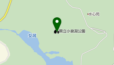 小泉潟公園の地図画像