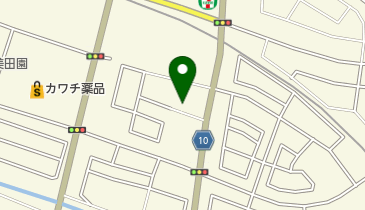 美田園雷神塚公園の地図画像