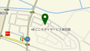 美田園香り公園の地図画像