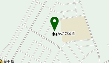 かがの公園の地図画像