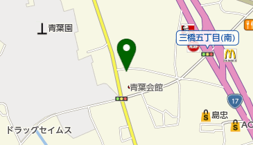 青葉公園の地図画像