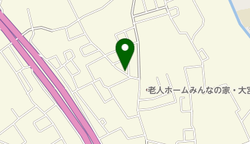 上野原公園の地図画像