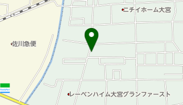 上加西公園の地図画像