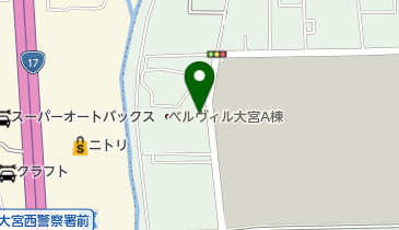 北山下公園の地図画像