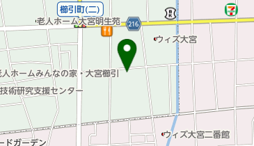 櫛引南公園の地図画像