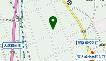 東大成2丁目公園の地図画像
