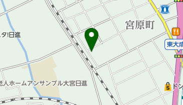 東大成2丁目北公園の地図画像