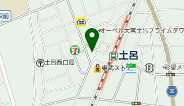 富士見公園の地図画像