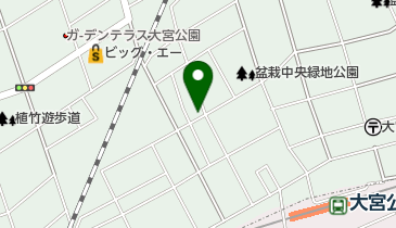 盆栽団地公園の地図画像