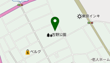吉野公園の地図画像