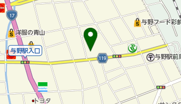 稲荷町児童遊園地の地図画像