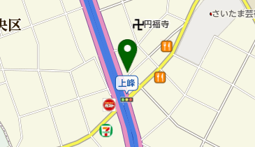 上峰東児童遊園地の地図画像