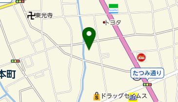 落合児童遊園地の地図画像