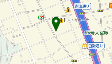浅間神社児童遊園地の地図画像