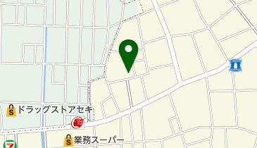 白山神社児童遊園地の地図画像