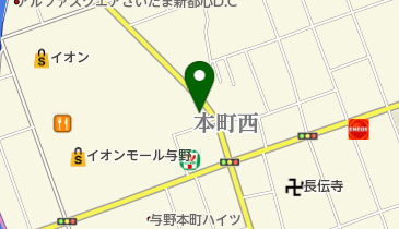 本町西5丁目公園の地図画像