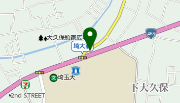 埼大前公園の地図画像