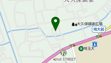 下作田公園の地図画像