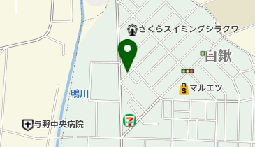 白鍬第一公園の地図画像