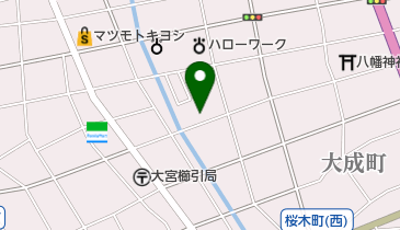 大成1丁目西公園の地図画像