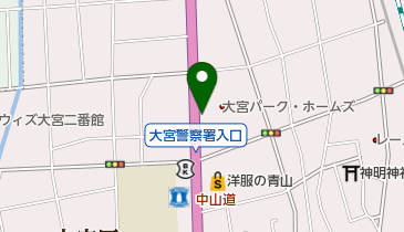 大成神明公園の地図画像