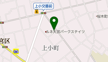 西南公園の地図画像