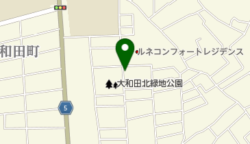 大和田2丁目第一公園の地図画像