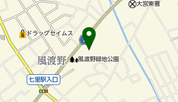 新川西公園の地図画像