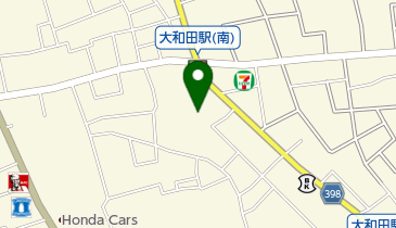 南新田公園の地図画像