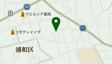 浦和石橋公園の地図画像