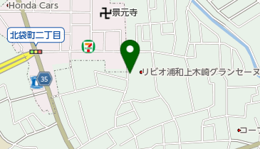 上木崎5丁目公園の地図画像