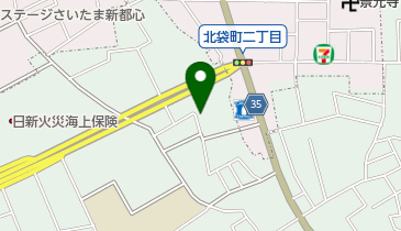 上木崎3丁目第二公園の地図画像