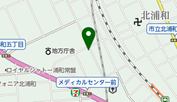 北浦和5丁目第二公園の地図画像