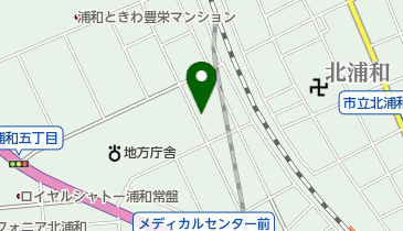 北浦和5丁目第四公園の地図画像