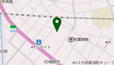 白幡公園の地図画像