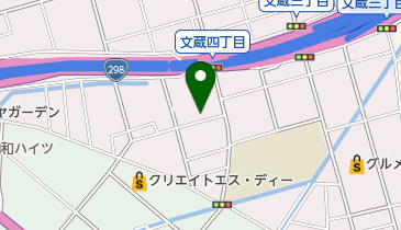 文蔵5丁目第一公園の地図画像