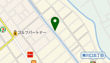 伝右川右岸緑地の地図画像