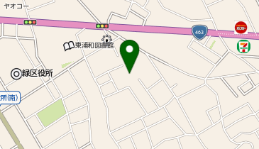 中尾第三公園の地図画像