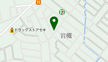 江川第2公園の地図画像