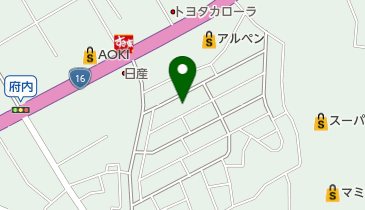 東急団地公園の地図画像